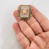 Herraje Medusa Tribal 8.6g / 3cm Tres Oros 18K