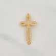 Herraje Cruz 1.5g / 2.8cm Oro Amarillo 18K