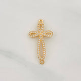 Herraje Cruz 1.5g / 2.8cm Oro Amarillo 18K