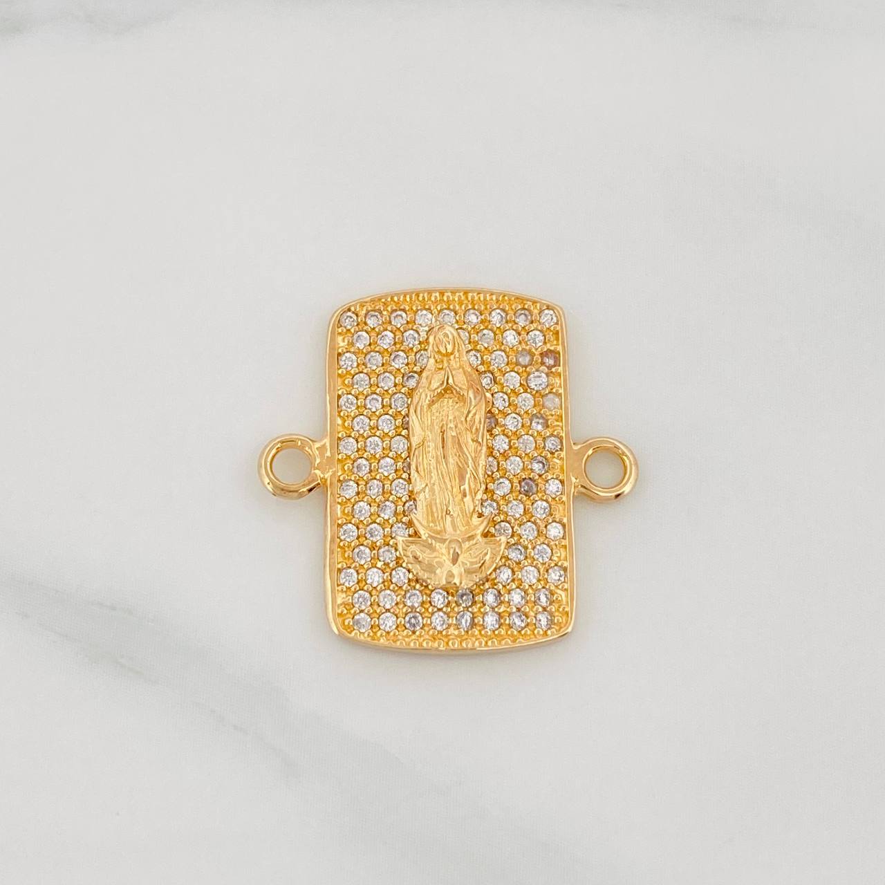 Herraje Virgen de Guadalupe 3.8g / 2cm Oro Amarillo 18K
