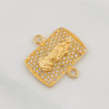 Herraje Virgen de Guadalupe 3.8g / 2cm Oro Amarillo 18K
