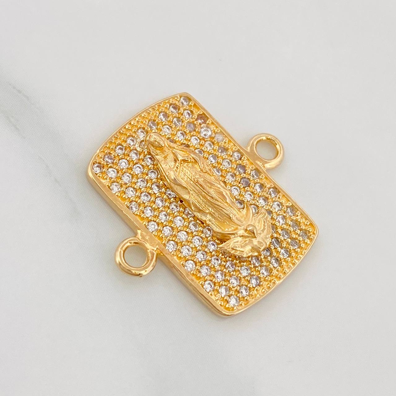 Herraje Virgen de Guadalupe 3.8g / 2cm Oro Amarillo 18K