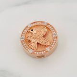 Herraje Águila 5.05g / 1.8cm Dos Oros Blanco Rosa 18K