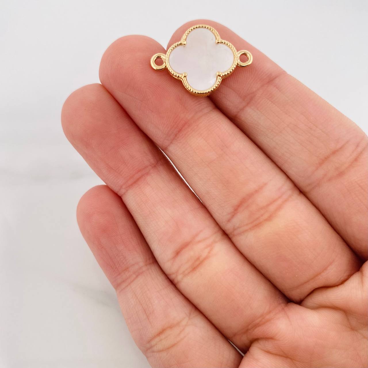 Herraje Trebol 1.7g / 2cm Oro Amarillo 18K