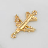 Herraje Avión 2.1g / 2.5cm Oro Amarillo 18K