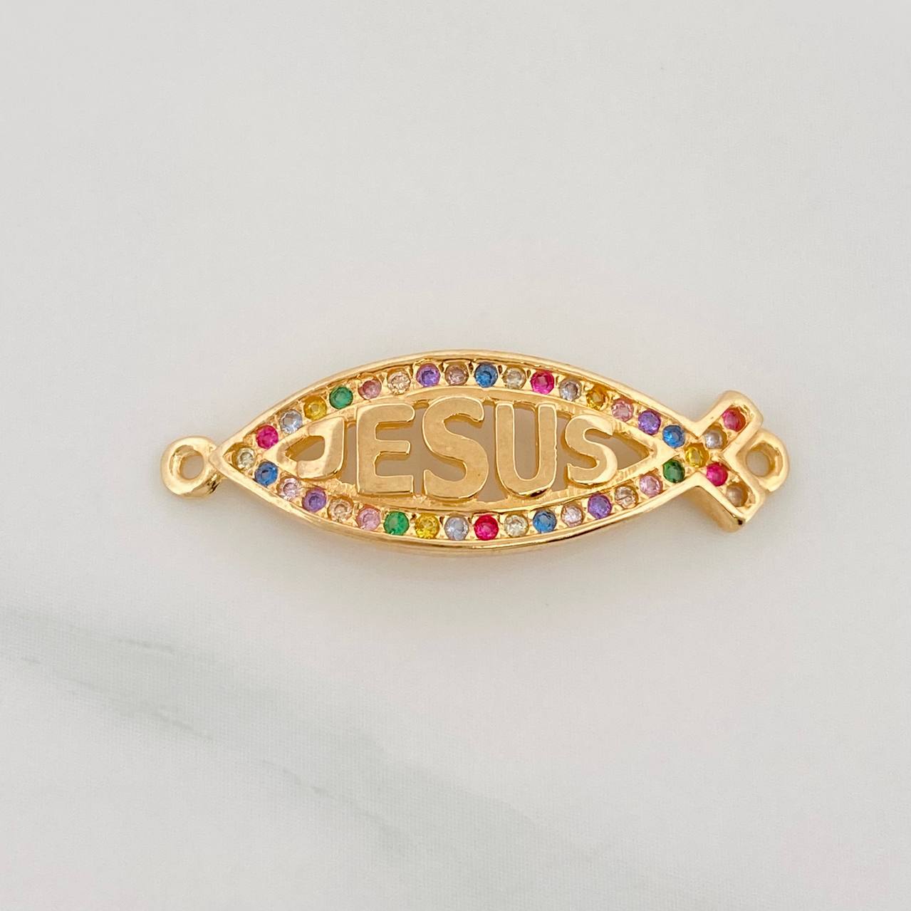 Herraje Jesús 2g / 2.6cm Oro Amarillo 18K