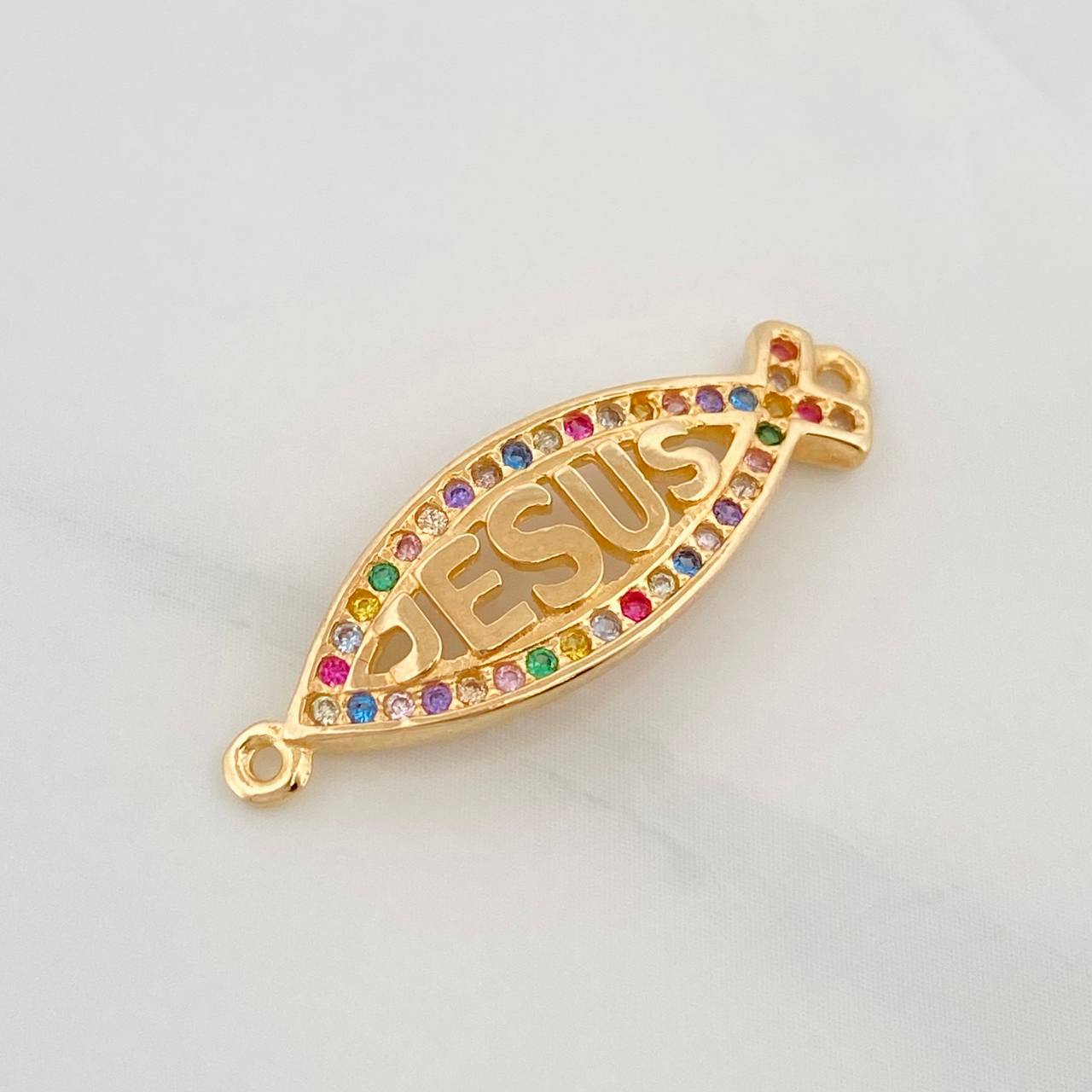 Herraje Jesús 2g / 2.6cm Oro Amarillo 18K