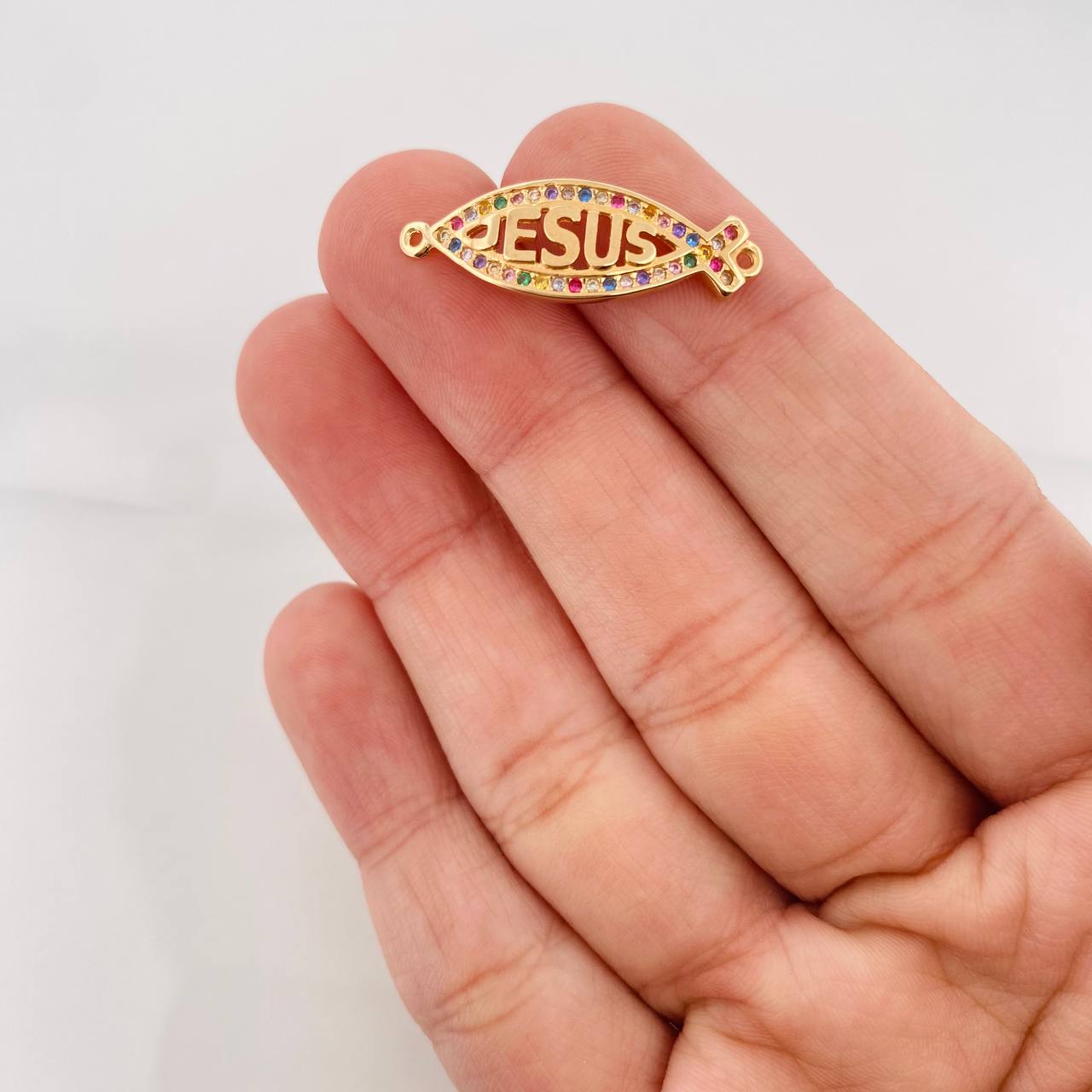 Herraje Jesús 2g / 2.6cm Oro Amarillo 18K