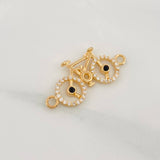 Herraje Bicicleta 1.85g / 2.7cm Oro Amarillo 18K
