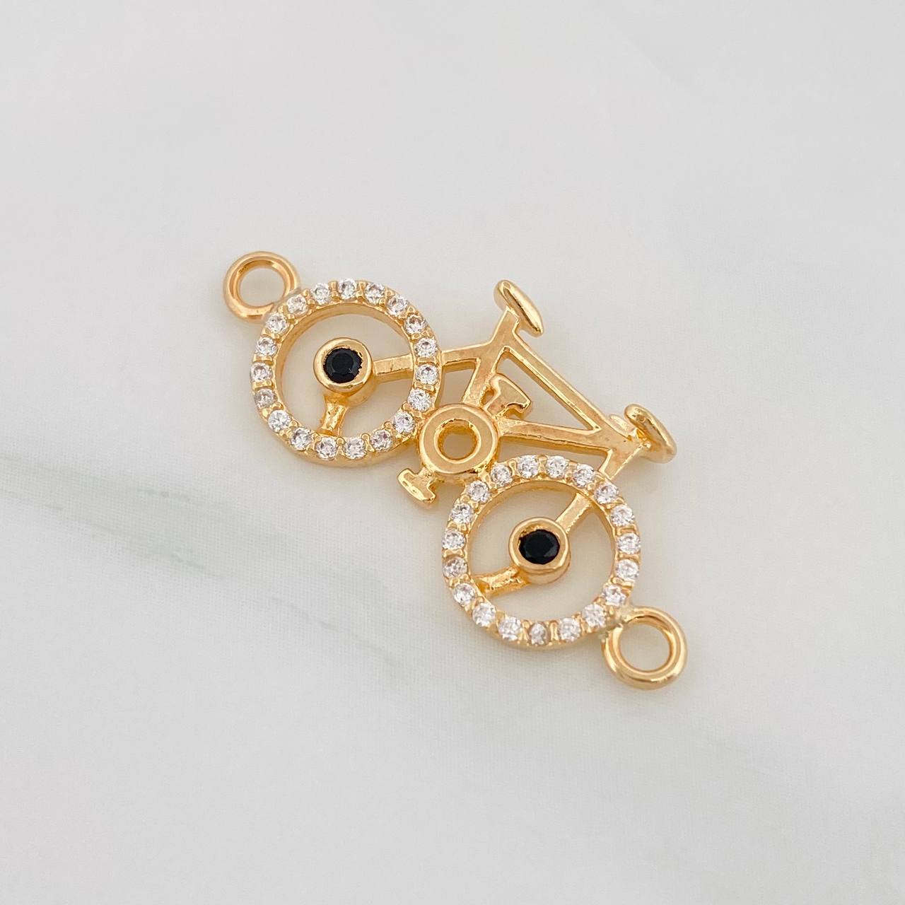 Herraje Bicicleta 1.85g / 2.7cm Oro Amarillo 18K