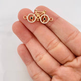 Herraje Bicicleta 1.85g / 2.7cm Oro Amarillo 18K