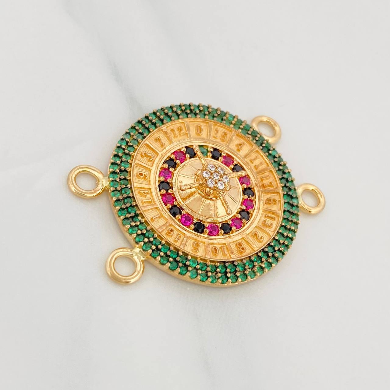 Herraje Ruleta Casino 6.4g / 3.2cm Oro Amarillo 18K