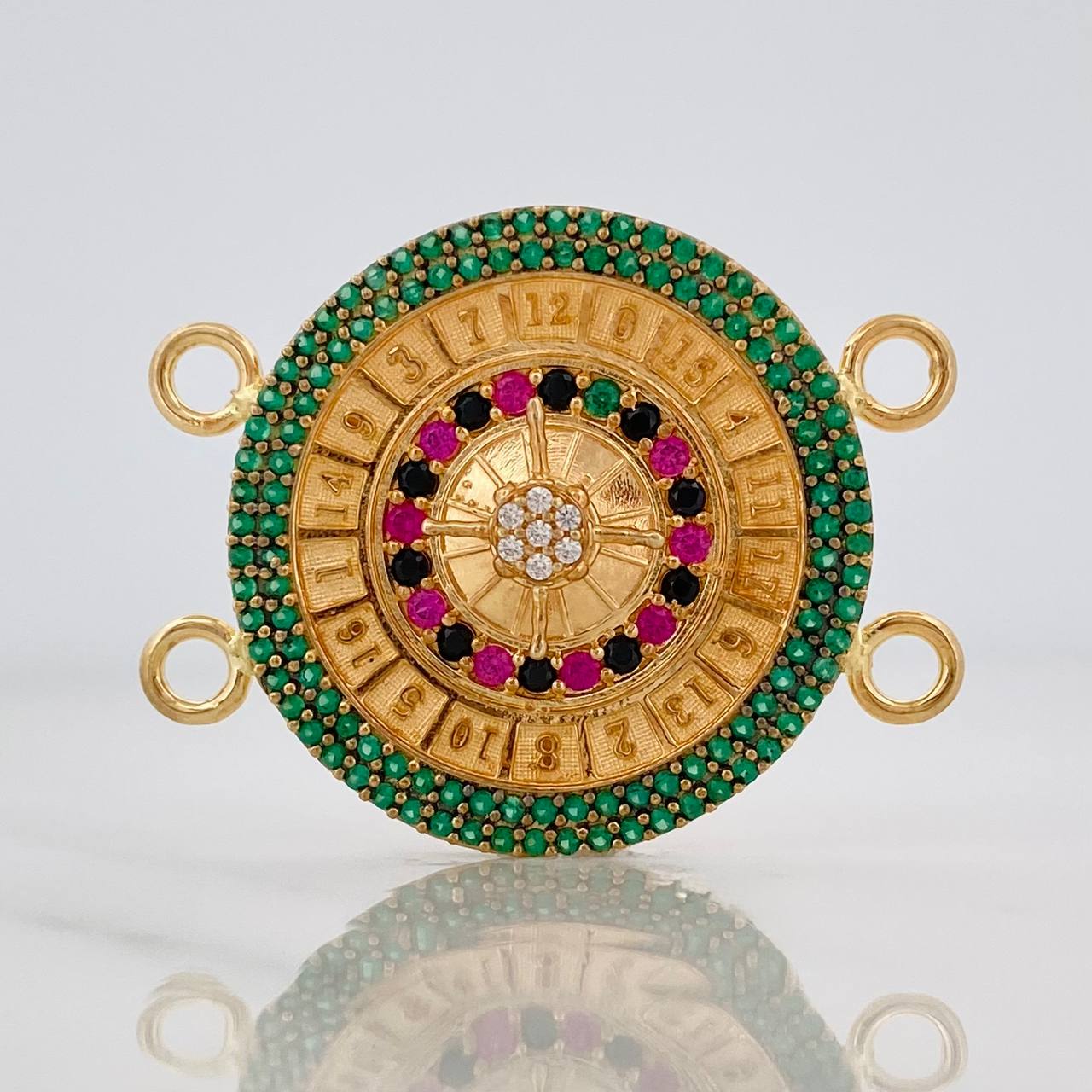 Herraje Ruleta Casino 6.4g / 3.2cm Oro Amarillo 18K