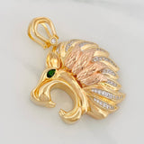 Dije León 24.6g / 5.3cm Tres Oros 18K