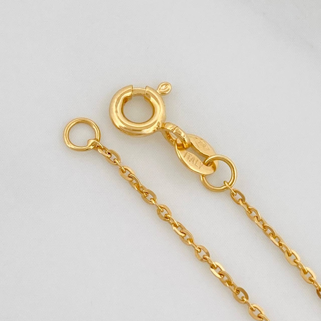 Pulso Aro Seguido Trebol 1.85g / 19cm / 1mm Oro Amarillo 18K