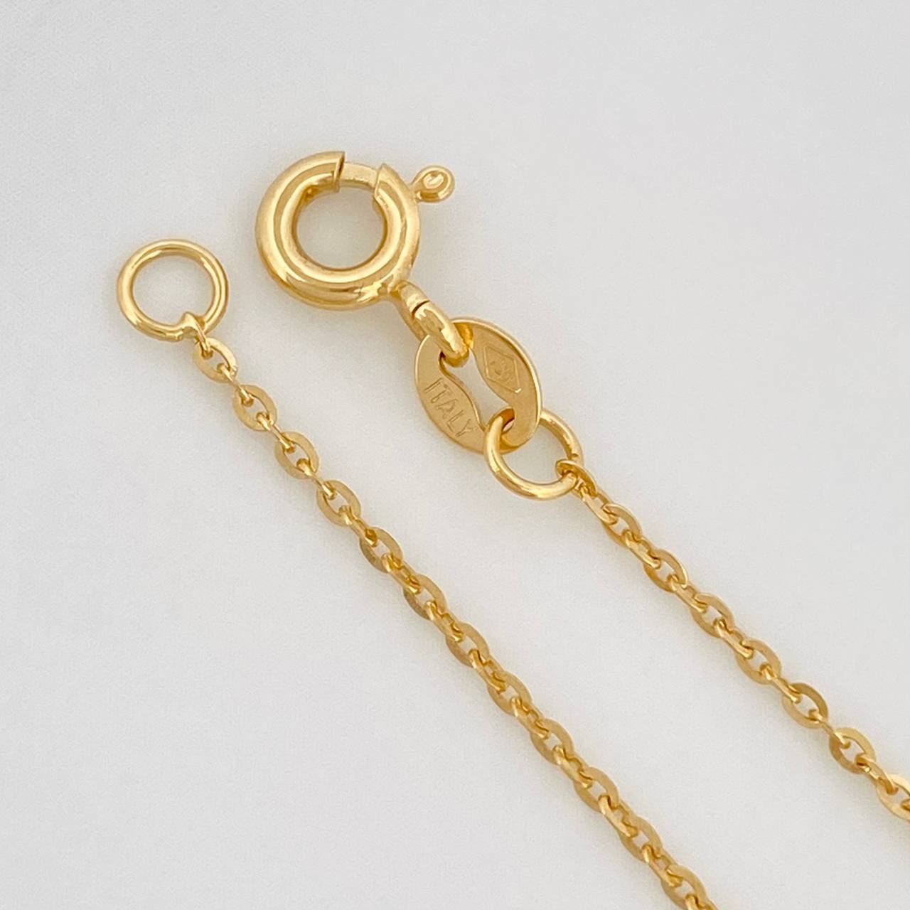Pulso Aro Seguido Flor 1.95g / 19cm / 1mm Oro Amarillo 18K