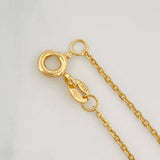 Pulso Aro Seguido Trebol 1.25g / 19cm / 1.1mm Oro Amarillo 18K