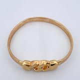 Pulso Reticulado Cubano 3.45gr / 19cm / 6mm Oro Amarillo +0 18K &