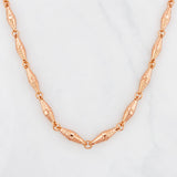 Cadena Rustica Dubai 11.45g / 60cm / 3.6mm Oro Rosa 18K