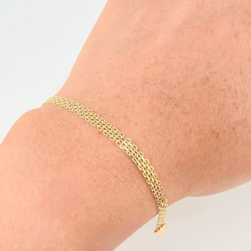 Pulso China 2.65 g / 19.4 cm / 3.55 mm Oro Amarillo 18K
