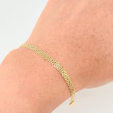 Pulso China 2.65 g / 19.4 cm / 3.55 mm Oro Amarillo 18K