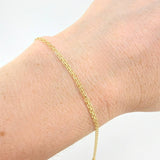 Pulso China 1g / 19cm / 1.9mm Oro Amarillo 18K