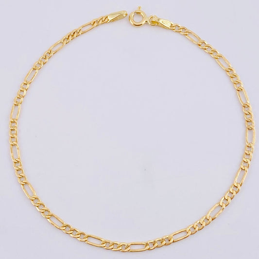 Pulso Figaro 1.1 g / 19.5 cm / 2.3 mm Oro Amarillo 18K