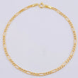 Pulso Figaro 1g / 19cm / 2.6mm Oro Amarillo 18K