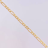 Pulso Figaro 1g / 19cm / 2.6mm Oro Amarillo 18K