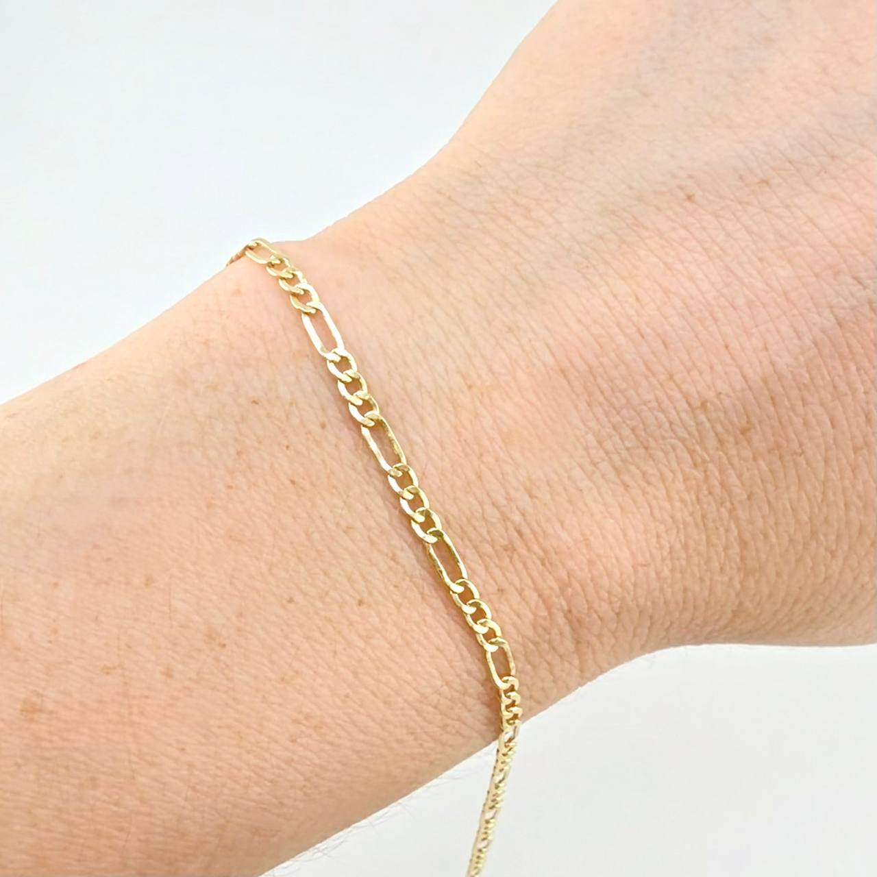 Pulso Figaro 1.05g / 19cm / 2.6mm Oro Amarillo 18K