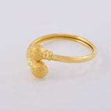 Anillo Tu Y Yo 1.35 g / T6 3/4 Oro Amarillo 18K