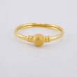 Anillo Circulo Cupula Texturizada 1.05 g / T6 1/2 Oro Amarillo 18K