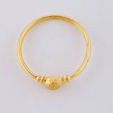 Anillo Circulo Cupula Texturizada 1.05 g / T6 1/2 Oro Amarillo 18K