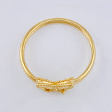 Anillo Mariposa Diamantado 1.1 g / T7 1/2 Oro Amarillo 18K