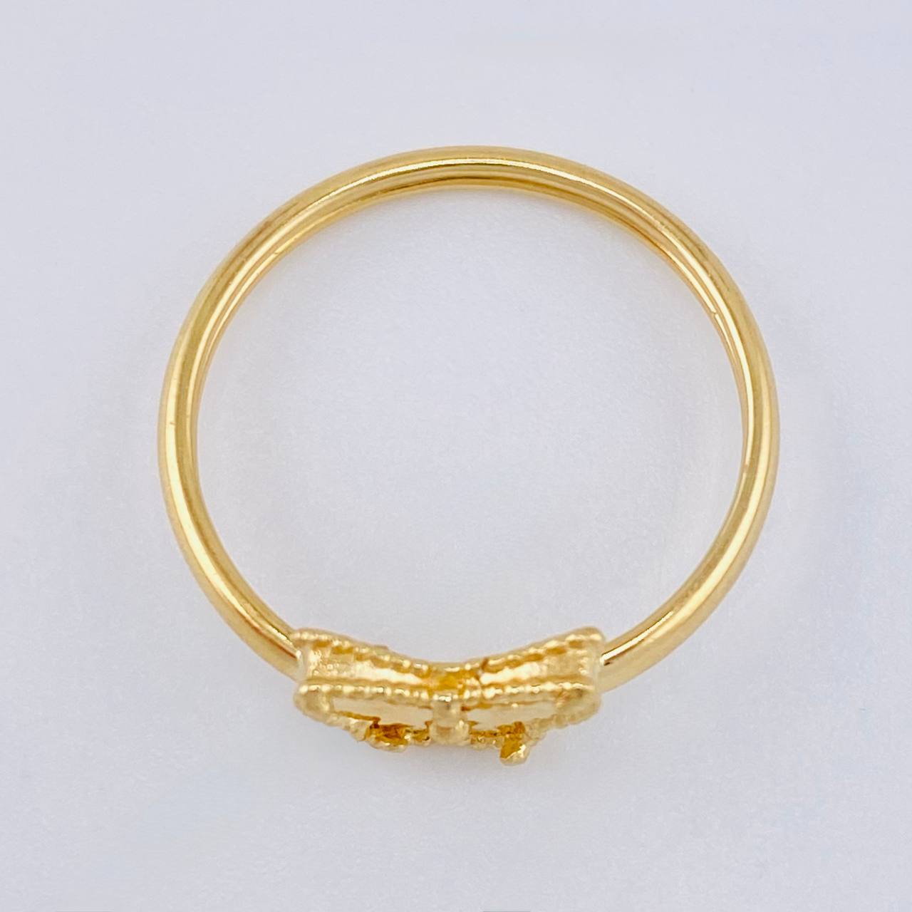 Anillo Mariposa Diamantada 1.1 g / TT8 Oro Amarillo 18K