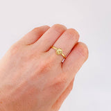 Anillo Trébol 0.95 g / T5 Oro Amarillo 18K