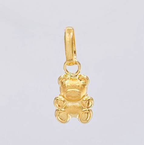 Dije Oso 0.3 g / 1.4 cm Oro Amarillo 18K