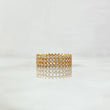 Anillo Churumbelas Triple 3.35gr / T6 1/4 / Circones Blancos Oro Amarillo