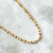 Cadena Rustica Tornillo Flecha 68.05gr / 70cm / 4mm-5mm Lisa Dos Oros Amarillo Blanco 18K ©