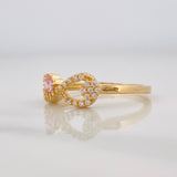 Anillo Infinito 2.15g / T6 1/4 Oro Amarillo 18K