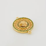 Herraje Tribal 3.15g / 2.4cm Oro Amarillo 18K