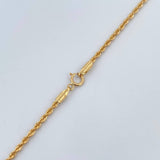 Cadena Lazo 1.5gr / 45cm / 1.3mm Oro Amarillo +3 18K &