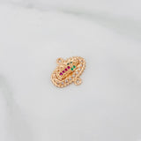 Herraje Virgen Guadalupe 1.3g / 1.5cm Oro Rosa 18K