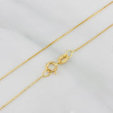 Set Cadena Veneciana + Dije Cruz Cristo / 1.25g / 40.5cm Oro Amarillo 18K