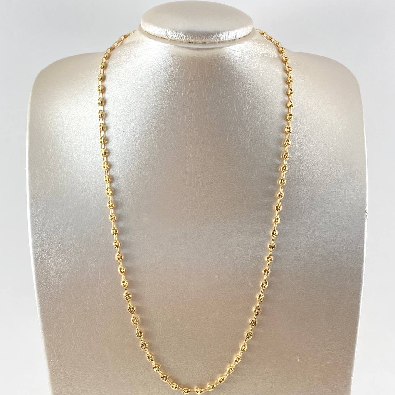 Cadena GC 11.8gr / 60cm / 4.3mm Diamantada Oro Amarillo 18K
