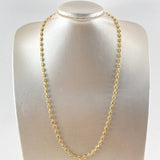 Cadena GC 10gr / 50cm / 4.3mm Diamantada Oro Amarillo 18K