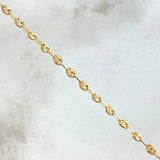 Cadena GC 6gr / 50cm / 3.2mm Diamantada Oro Amarillo 18K