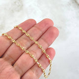 Cadena GC 6gr / 50cm / 3.2mm Diamantada Oro Amarillo 18K