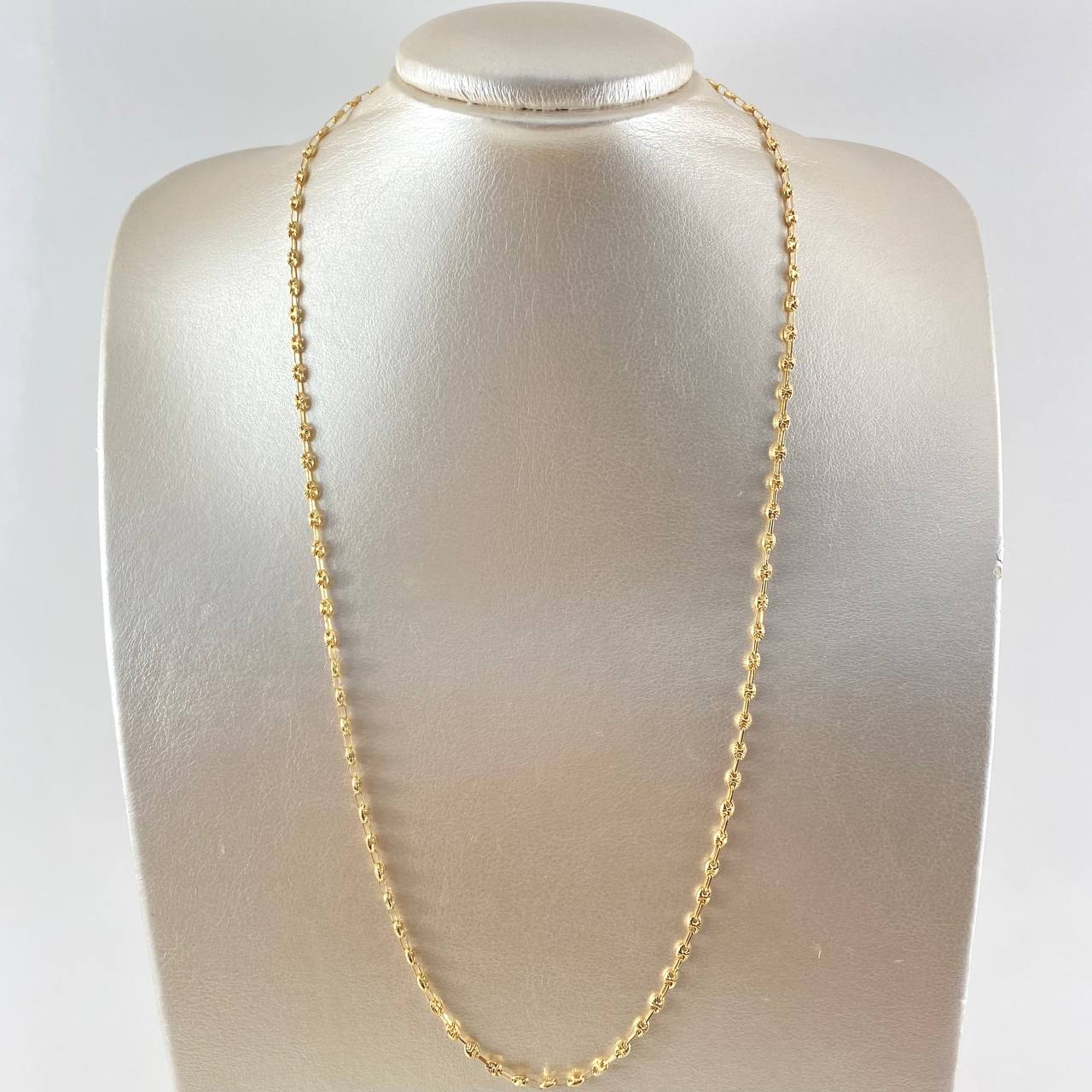 Cadena GC 7.35gr / 60cm / 3.2mm Diamantada Oro Amarillo 18K