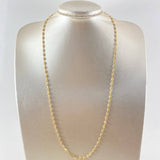 Cadena GC 7.4gr / 60cm / 3.2mm Diamantada Oro Amarillo 18K